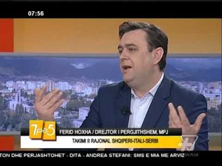 7pa5 - Takimi II rajonal "Shqipëri - Sërbi" - 21 Janar 2016 - Show - Vizion Plus