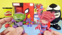 Play Doh Venom Surprise Egg Kidrobot Giant Spiderman Superhero Toy Marvel Mystery Mini Toy