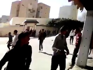 اطلاق كثيف للغاز المسيل للدموع في شوارع سيدي بوزيد..