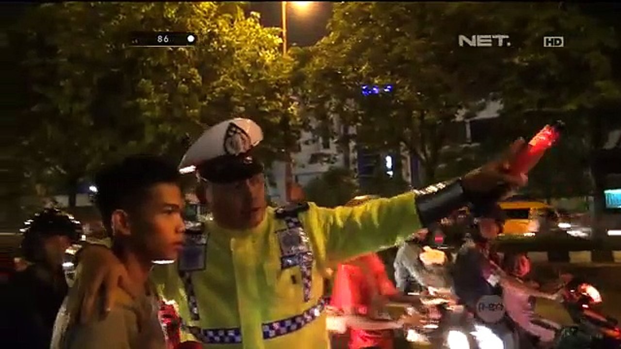 86 Penertiban Malam Tahun Baru di Surabaya