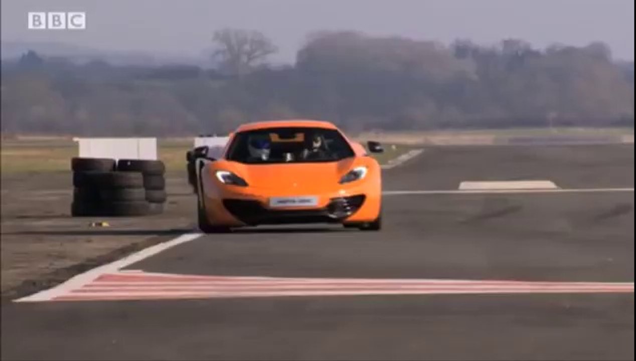 Matt Le Blanc in a Mclaren - Top Gear - BBC