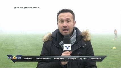 Flash FCGB du jeudi 21 janvier 2016