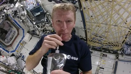 Watch how a cup of coffee is brewed in space!