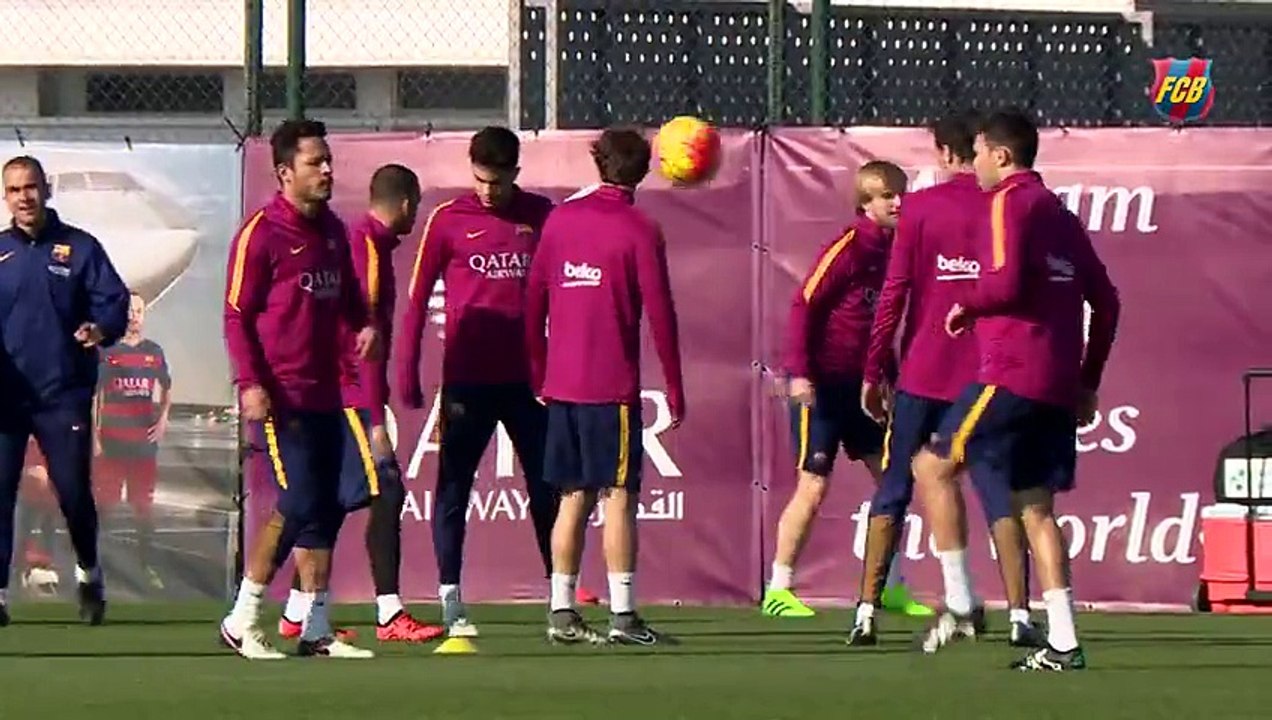 FC Barcelona training session- Recovery session with Málaga in mind