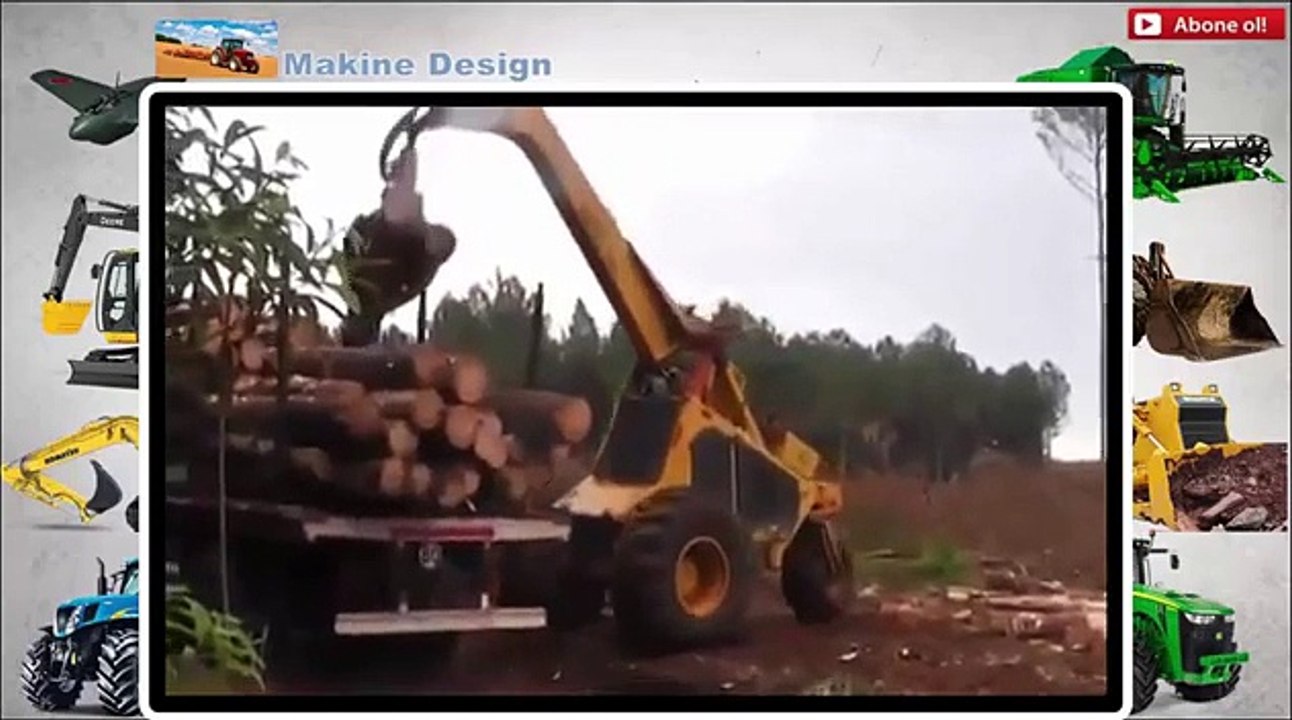 Oskarlık Tomruk Yükleyen Şoför