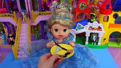 Cinderella Custom Baby Alive Disney Princess Poops Eats Play-Doh Toys Surprises