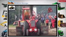 Traktor Yarışları İçin Modifiye Edilmiş Mega Traktorler