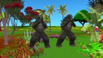 Godzilla Cartoon Dancing And Singing Ringa Ringa Roses Children Nursery Rhymes