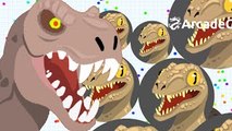 Agar.io Jurassic World T-Rex vs Raptors in Agario Server - Agario Live Stream