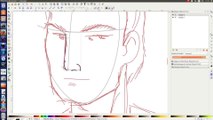Inkscape Vector Time-lapse Speed Drawing Sketch Line Art