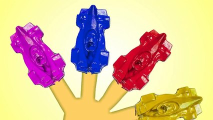 Race Cars Finger Family - Daddy Finger Song for Children, Kids and Toddlers