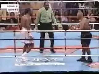 Tyson vs. Lewis knock out punch