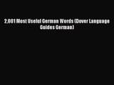 [PDF Download] 2001 Most Useful German Words (Dover Language Guides German) [PDF] Full Ebook