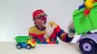 Car Clown & The Monster LEGO Building Blocks Truck! Children's Videos -