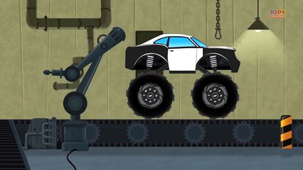Toy Factory | Police Monster Truck | Car Assemble