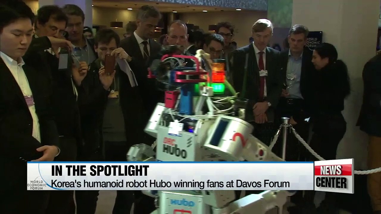 Korea's humanoid robot in the spotlight at World Economic Forum