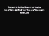 [PDF Download] Student Activities Manual for Spaine Long/Carreira/Madrigal Velasco/Swanson's