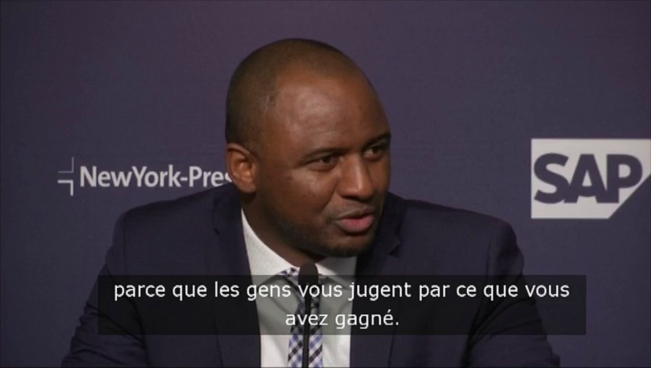 Patrick Vieira veut que le New York City gagne des trophées "avec la manière"
