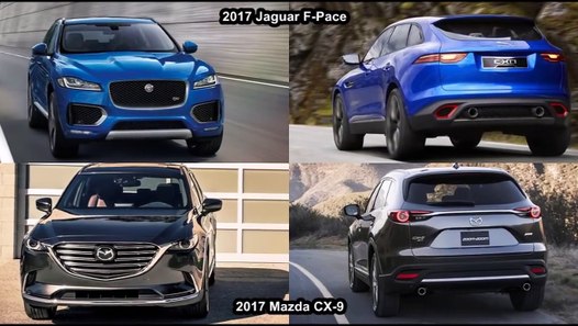 2016 Jaguar F Pace Vs 2017 Mazda CX 9 DESIGN ...