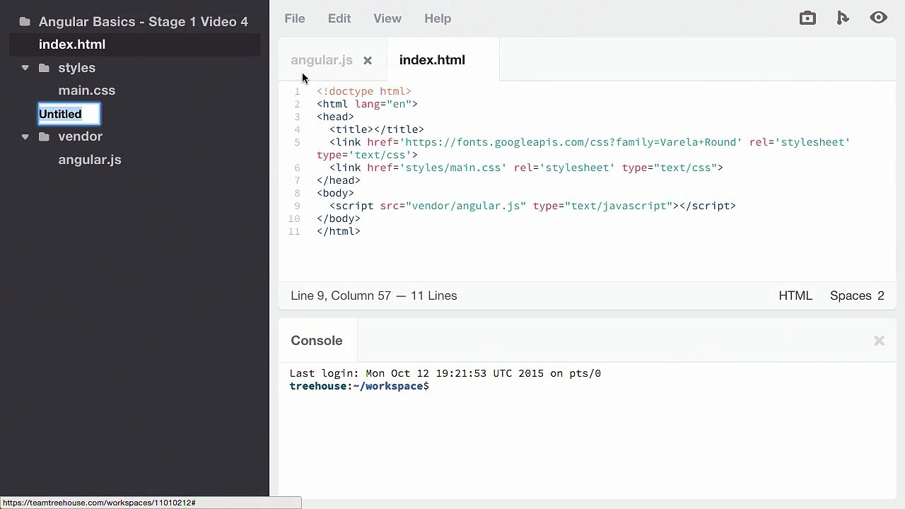 0104 Setting Up Your First Angular App