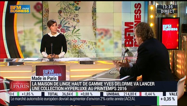 Made in Paris du groupe Fremaux-Delorme, maison de linges haut de gamme - 21/01