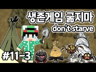 [루태] 나름 고수 루태의 굶지마(Don't Starve) 생존기! 11일차 3편