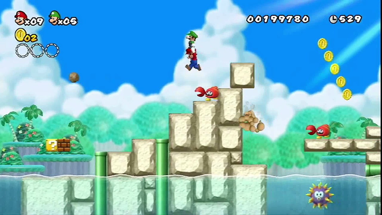 New Super Mario Bros Wii (Launch Trailer)[1] - Vídeo Dailymotion