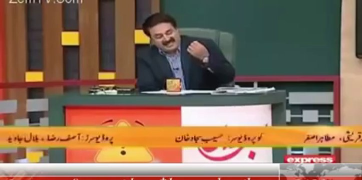 Funny Jugtain -> by Agha Majid and Nasir Chinyoti In Khabardar Latest Jan 2016