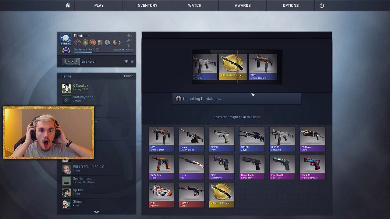A WILD KNIFE UNBOXING!!! - (CS:GO Case Opening)