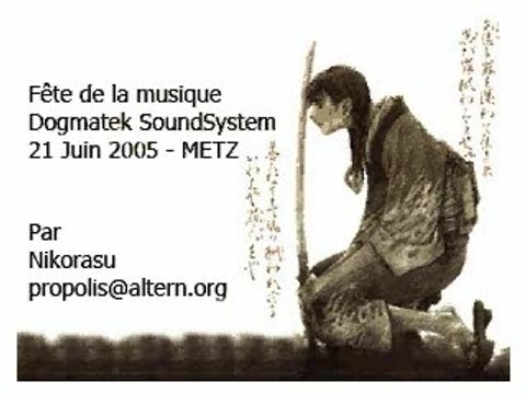 Wmv Dogmatek Fete de la musique - - Metz Moselle Rave Party