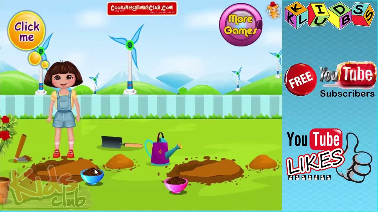 Dora The Explorer - Dora Gardener | Kids And Baby Gameplay