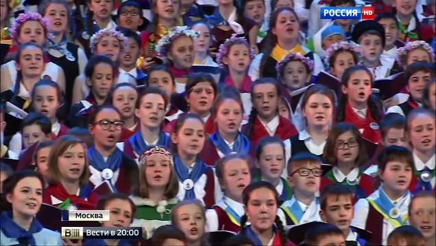 Детский хор России отличился в Кремле