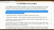 Learn Spanish with Paulino - Reading A Short Story In Spanish - El Hombre Insaciable