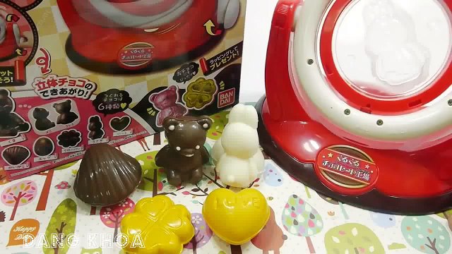 Trò chơi làm bánh Socola hình gấu thỏ ngọc hình trái tim rất độc đáo