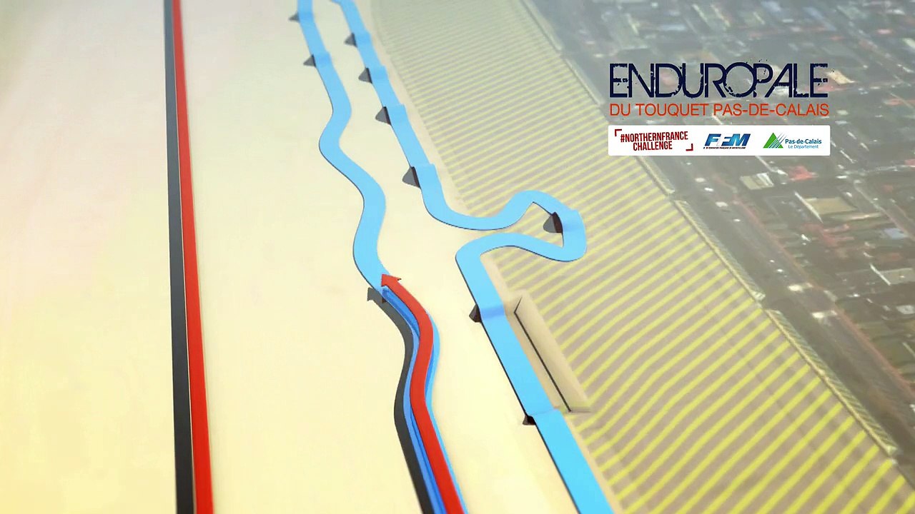 Parcours Enduropale du Touquet Pas-de-Calais / Quaduro 2016