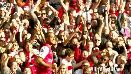 Theo Walcott's amazing 10 years at Arsenal