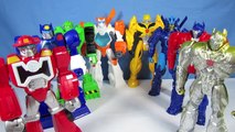 TRANSFORMERS AGE OF EXTINCTION MEET RESCUE BOTS OPTIMUS HEATWAVE LOCKDOWN BLADES