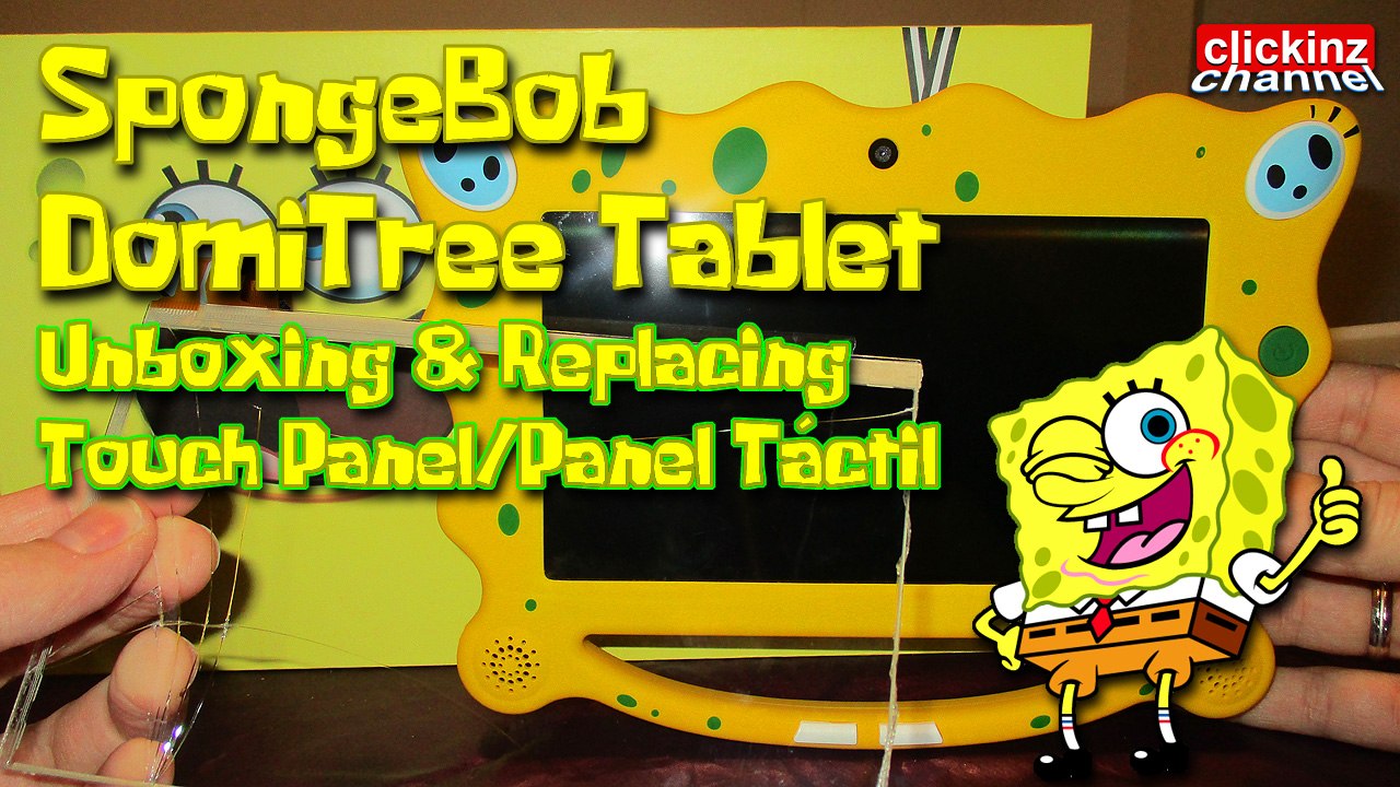 Tablet PC How to Replace Touch Screen Touch Panel COMO CAMBIAR Pantalla TACTIL TABLET Cambio Cristal SpongeBob TABLET PC for Kids Sponge Bob Esponja Tablet para niños Cambiar Touch Screen a una Tablet China Chino REPAIR Replacement Chinese UNBOXING TEST