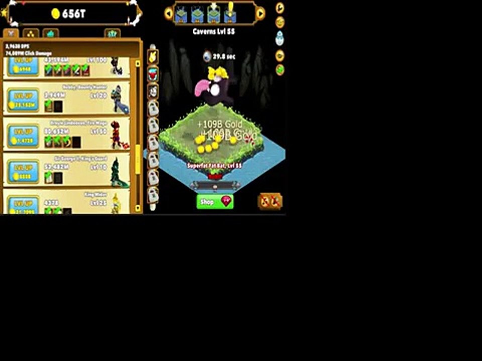 Clicker Heroes Gameplay