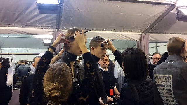 Coulisses du défilé Vuitton, AH 15-16