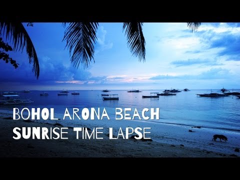 2014 보홀 여행 / 아로나 비치 일출 타입랩스 / Bohol Arona beach/ time lapse sunrise