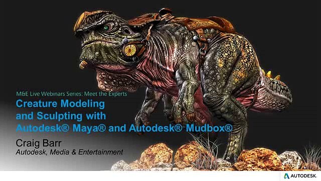 Creature Modeling & Sculpting Techniques With Autodesk® Mudbox® Clip1-5