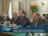China y Egipto firman acuerdos de cooperación bilateral