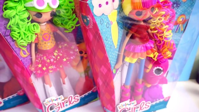 Lalaloopsy Girls - Tippy Tumbelina, Peppy Pom Poms, Dyna Might, April Sunsplash