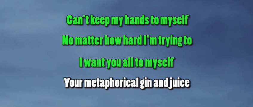 KARAOKE SELENA GOMEZ - Hands to myself