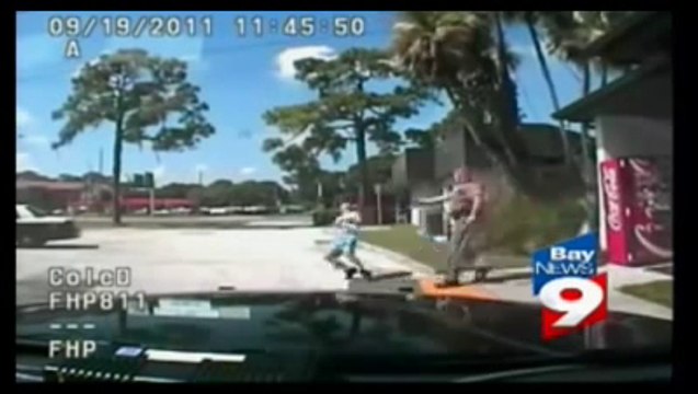 Cop Tasers handcuffed girl in back, now braindead