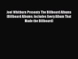[PDF Download] Joel Whitburn Presents The Billboard Albums (Billboard Albums: Includes Every