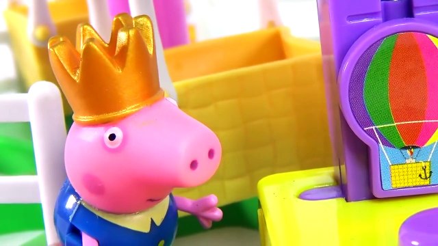 Peppa Pig e George Conhecem a Lancha de Praia! Em Português. Novela Brinquedos Peppa Pig T