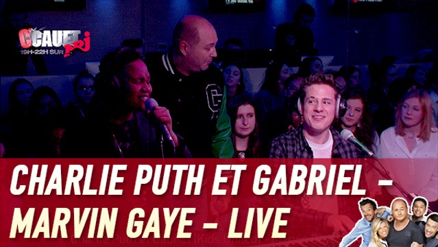 Charlie Puth et Gabriel (Kids United) - Marvin Gaye - Live -C'Cauet sur NRJ