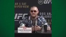 Vídeo mostra comportamento estranho de McGregor em coletiva do UFC